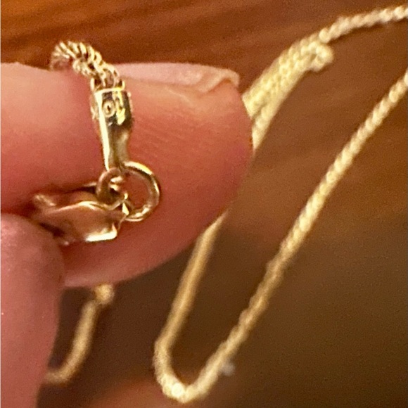 10K Solid real gold rope chain necklace diamond cut 20 inch unisex - Picture 3 of 7